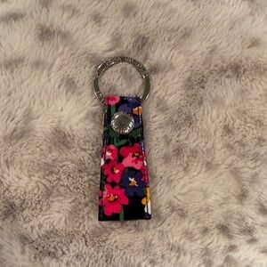 Vera Bradley Black Floral Key Holder